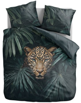 Dekbedovertrek - Jungle Leopard - Lits-Jumeaux (240x220 Cm) - Meerkleurig Microvezel - - Zydante - Dekbed-Discounter.nl