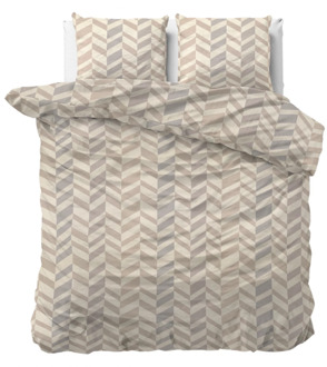 Dekbedovertrek Karel - Eenpersoons (140x200 Cm) - Wit Microvezel - - Sleeptime Classy - Dekbed-Discounter.nl - 140 x 200/220 cm