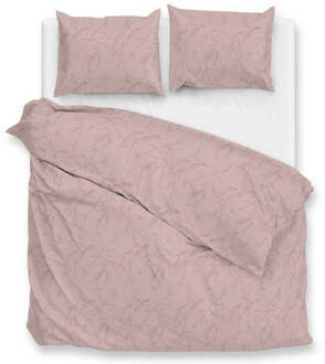 Dekbedovertrek Katoen - Satijn - Fiora Di Satinado - Roze - Lits-Jumeaux (240x220 Cm) - Roze Katoen-satijn - Natuur - Zo!Home - Dekbed-Discounter.nl - 240 x 200/220 cm
