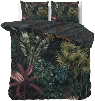 Dekbedovertrek Katoen-Satijn - Leonore - Lits-Jumeaux (240x220 Cm) - Meerkleurig Katoen-satijn - Natuur - Manilla - Dekbed-Discounter.nl - 240 x 200/220 cm