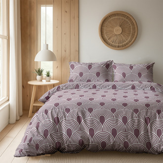 Dekbedovertrek Layered Rainbows - Eenpersoons (140x200 Cm) - Meerkleurig Microvezel - - Fresh And Co - Dekbed-Discounter.nl