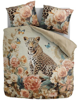 Dekbedovertrek - Leopard Bliss - Eenpersoons (140x200 Cm) - Meerkleurig Microvezel - - Zydante - Dekbed-Discounter.nl - 140 x 200/220 cm