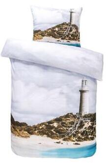 Dekbedovertrek Lighthouse - multikleur - 240x200 cm - Leen Bakker - 200 x 240