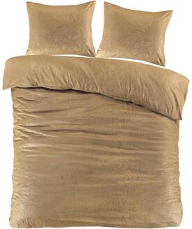 Dekbedovertrek Mason - Oker - 200x220 Cm - Microvezel - Geel#Goudkleurig
