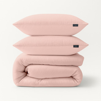 Dekbedovertrek Mousseline - Roze - Lits-Jumeaux (240x220 Cm) - Wit & Grijs & Bruin & Roze & Taupe & Petrol & Off-white Microvezel - Effen - Zydante - Dekbed-Discounter.nl Wit,Grijs,Bruin,Roze,Taupe,Petrol,Off-white - 240 x 200/220 cm