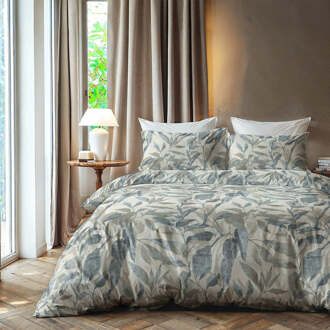 Dekbedovertrek Muted Vines - Tweepersoons (200x200 Cm) - Meerkleurig Microvezel - Bloemen - Zydante - Dekbed-Discounter.nl - 200 x 200/220 cm