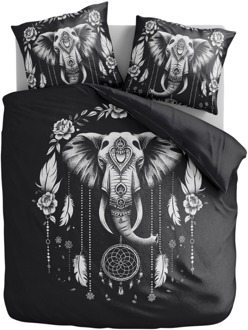 Dekbedovertrek Mystic Wisdom - Eenpersoons (140x200 Cm) - Meerkleurig Microvezel - - Fresh And Co - Dekbed-Discounter.nl