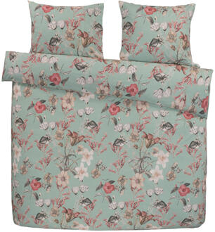 Dekbedovertrek Norah - 240x200/220 Cm - Katoen - Groen