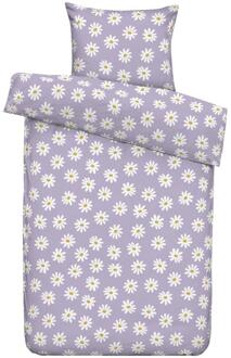 Dekbedovertrek Nouk - Lila - 140x200 Cm - Katoen - Paars