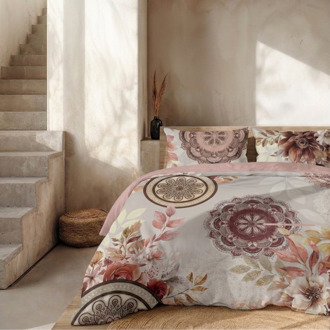 Dekbedovertrek Percale Katoen - Autumn Blend - Eenpersoons (140x200 Cm) - Meerkleurig Percale Katoen - Effen - Presence - Dekbed-Discounter.nl