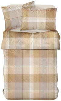 Dekbedovertrek Quebec - 240x200/220 Cm - Katoen - Bruin