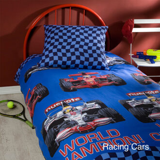 Dekbedovertrek racing cars