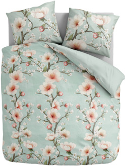 Dekbedovertrek Sakura Dreams - Lits-Jumeaux (240x220 Cm) - Meerkleurig Microvezel - - Fresh And Co - Dekbed-Discounter.nl