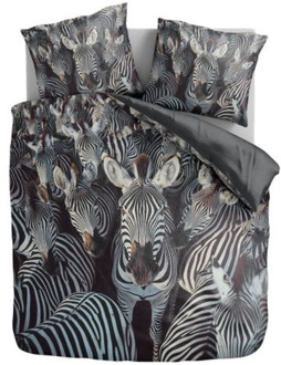 Dekbedovertrek - Savanna Stripes - Lits-Jumeaux (240x220 Cm) - Meerkleurig Microvezel - - Zydante - Dekbed-Discounter.nl