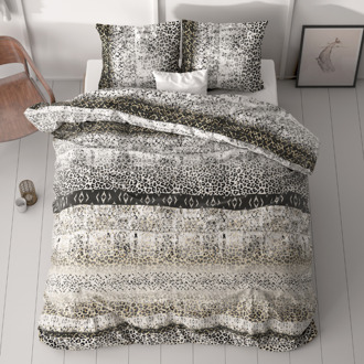 Dekbedovertrek - September - Lits-Jumeaux (240x220 Cm) - Wit Microvezel - - Sleeptime Classy - Dekbed-Discounter.nl - 240 x 200/220 cm