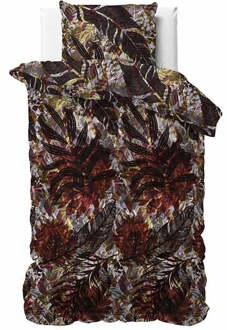Dekbedovertrek Velvet Ivory - Eenpersoons (140x200 Cm) - Meerkleurig Microvezel - Natuur & Bloemen - Manilla - Dekbed-Discounter.nl - 140 x 200/220 cm
