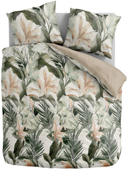Dekbedovertrek Vintage Botenica - Lits-Jumeaux (240x220 Cm) - Meerkleurig Microvezel - - Fresh And Co - Dekbed-Discounter.nl - 240 x 200/220 cm