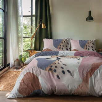 Dekbedovertrek - Vivid Chase - Lits-Jumeaux (240x220 Cm) - Meerkleurig Microvezel - - Zydante - Dekbed-Discounter.nl