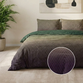 Dekbedovertrek - Warm Knits - Eenpersoons (140x200 Cm) - Wit Microvezel - - Sleeptime Classy - Dekbed-Discounter.nl