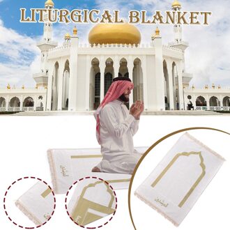 Deken Draagbare Aanbidding Deken Moskee Knielen Deken Draagbare Blanke Islamitische Moslim Tapijt Tapijt Dance Pad Aanbidding Matten