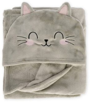 deken met capuchon - kitty