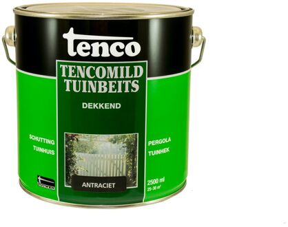 Dekkend antraciet 2,5l mild verf/beits Zwart