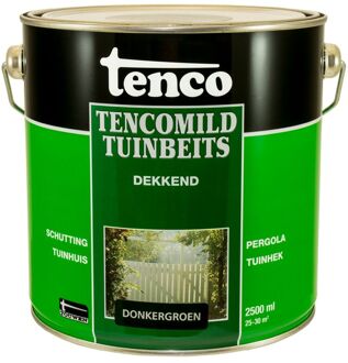 Dekkend donkergroen 2,5l mild verf/beits