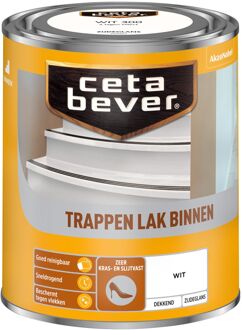 Dekkende Trappenlak - Wit -  750 ml