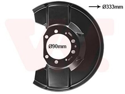 Dekplaat, remschijf 3769371