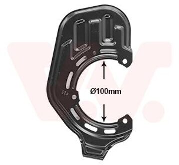 Dekplaat, remschijf 3781372