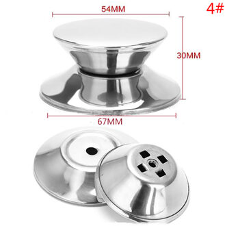 Deksel Voor Kookgerei Pot Steelpan Ketel Deksel Pannen Steelpan Ketel Deksel Vervanging Knoppen Cover Holding Handgrepen Pan Deel Donker Kaki