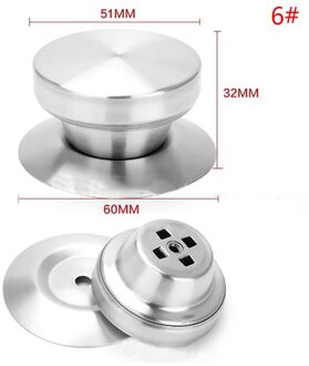 Deksel Voor Kookgerei Pot Steelpan Ketel Deksel Pannen Steelpan Ketel Deksel Vervanging Knoppen Cover Holding Handgrepen Pan Deel F