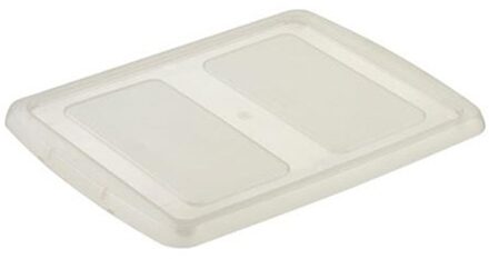 deksel voor opslagbox van 17/32/45 liter transparant 46 x 36 x 2 cm - Opbergbox