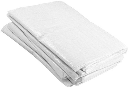 Dekzeil | 6x8 m | Wit | 220 gram - 34220608