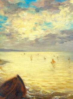 Delacroix The Sea Vlies Fotobehang 192x260cm 4-banen