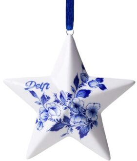 delfts blauw kerstornament ster delft
