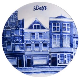 delfts blauw ontbijtbord delft set van 2