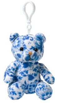delfts blauw teddybeer sleutelhanger