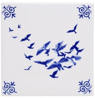 delfts blauw tegel - vogels