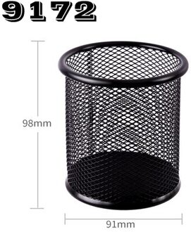 Deli 908 Metalen Potlood Stands Mesh Penhouder Desktop Briefpapier Metalen Pen Stand 9172
