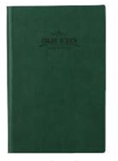 Deli Lederen Boek Kleurrijke Rand 56K 112 Pagina 'S Jeugd Serie Creatieve Notebook Mode Notepad Reizen Student Dagboek Dagelijks Memo groen