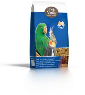 Deli nature Eivoer grote parkiet en papegaai - Vogelvoer - Aanvullend voer - 10 kg