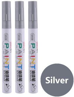 Deli Permanente Marker Witte Verf Marker Pennen Diverse Kleuren Markers Briefpapier School & Kantoorbenodigdheden Cd Hout Rock Band Mark zilver