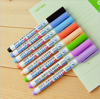 Deli S504 Kleurrijke Whiteboard Marker Pen School & Kantoorbenodigdheden Supplies 8 Stks/partij