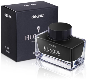 Deli s636 s635 Fountain pen ink 30ml 50ml bottle Black blue Pen ink blackblue Red ink darkblue ink wholesale