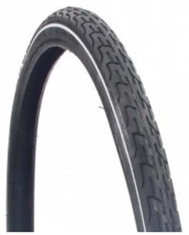 deli tire Buitenband Deli 28 x 1 5/8 (37-622) - Zwart met Reflectie