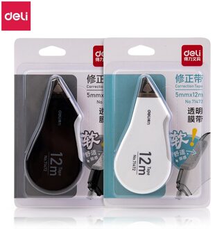 Deli Wit Out Corrector Correctie Tape Promotionele Roller Briefpapier Corrector Papeleria Student Schoolbenodigdheden 71472 71472-willekeurig
