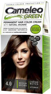 Delia Cosmetics Cameleo Pro Green 4.0 midden bruin haarkleuring