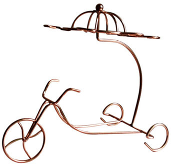 Delicate Rode Wijn Fles Glazen Houder Opknoping Ondersteboven Cup Bekers Display Rack (Brons)