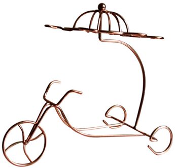Delicate Rode Wijn Fles Glazen Houder Opknoping Ondersteboven Cup Bekers Display Rack (Brons)